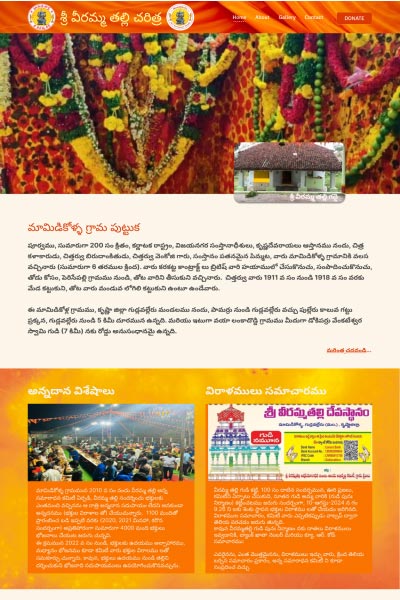 Low cost website design Visakhapatnam - Veerammathalli