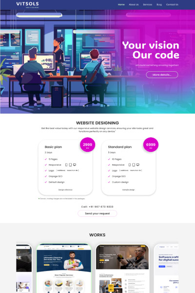 Free design resources for websites Bangalore - VITSOLS
